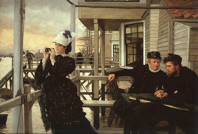James Tissot The Captain's Daughter oil painting picture